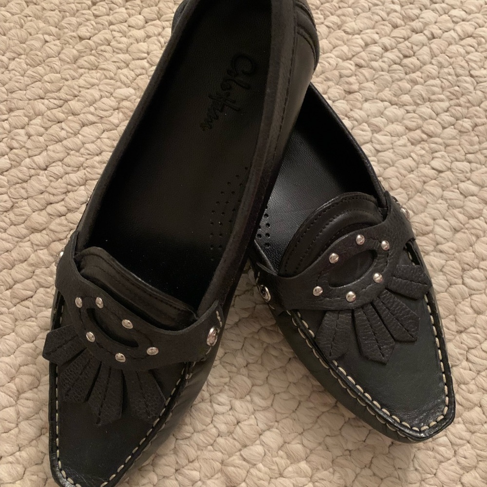 Black Cole Haan women’s loafers